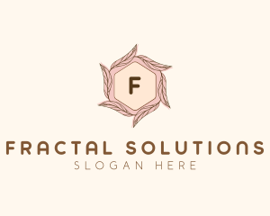 Elegant Leaf Salon Cosmetics logo design