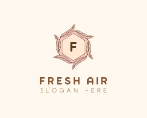 Elegant Leaf Salon Cosmetics logo design