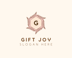 Elegant Leaf Salon Cosmetics logo design