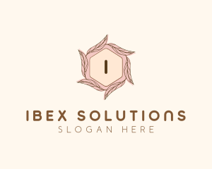 Elegant Leaf Salon Cosmetics logo design