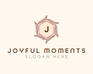 Elegant Leaf Salon Cosmetics logo design