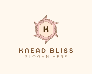 Elegant Leaf Salon Cosmetics logo design