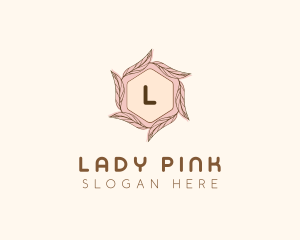 Elegant Leaf Salon Cosmetics logo design