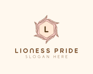 Elegant Leaf Salon Cosmetics logo design