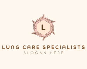 Elegant Leaf Salon Cosmetics logo design