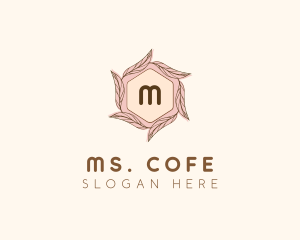 Elegant Leaf Salon Cosmetics logo design