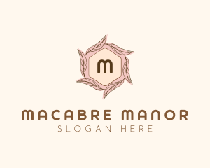 Elegant Leaf Salon Cosmetics logo design