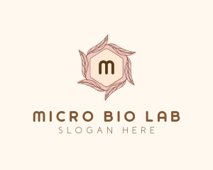 Elegant Leaf Salon Cosmetics logo design