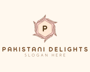 Elegant Leaf Salon Cosmetics logo design