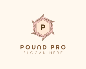 Elegant Leaf Salon Cosmetics logo design