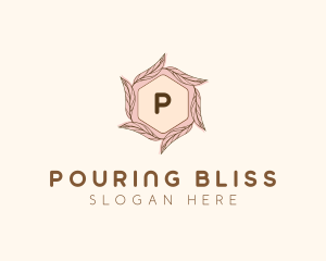 Elegant Leaf Salon Cosmetics logo design