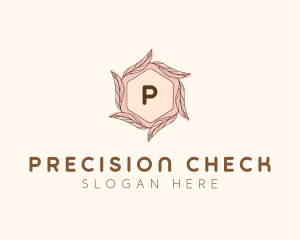 Elegant Leaf Salon Cosmetics logo design