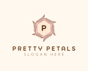 Elegant Leaf Salon Cosmetics logo design