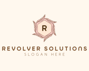 Elegant Leaf Salon Cosmetics logo design