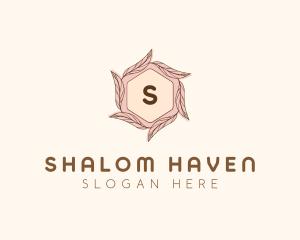 Elegant Leaf Salon Cosmetics logo design