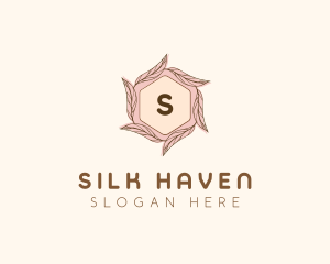 Elegant Leaf Salon Cosmetics logo design