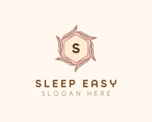 Elegant Leaf Salon Cosmetics logo design