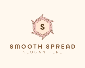 Elegant Leaf Salon Cosmetics logo design