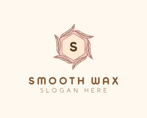 Elegant Leaf Salon Cosmetics logo design