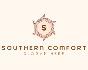 Elegant Leaf Salon Cosmetics logo design