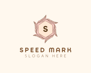 Elegant Leaf Salon Cosmetics logo design