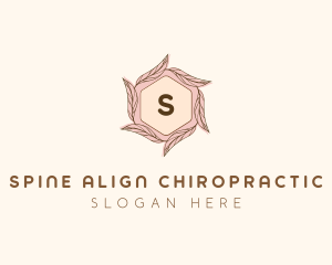 Elegant Leaf Salon Cosmetics logo design