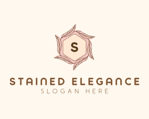 Elegant Leaf Salon Cosmetics logo design