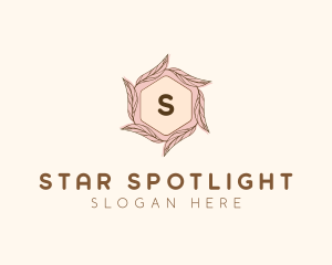 Elegant Leaf Salon Cosmetics logo design