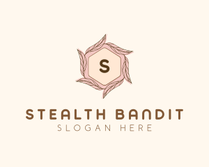 Elegant Leaf Salon Cosmetics logo design