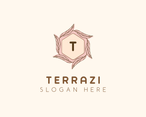 Elegant Leaf Salon Cosmetics logo design