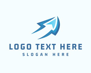 Shipping - Arrow Shipping Delivery logo design