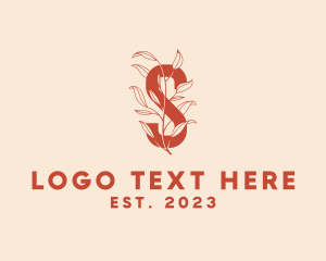 Boutique - Leafy Garden Letter S logo design