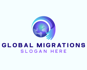 Global Hand Organization logo design