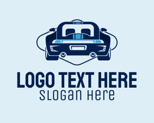Car Shop - Sports Car View logo design