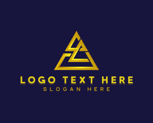 Luxury - Premium Pyramid Triangle logo design