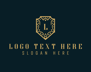 Lettermark - Royal Event Planner Shield logo design