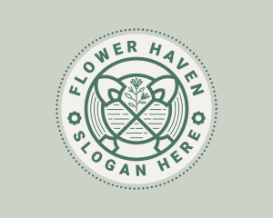 Shovel Garden Landscaping  logo design