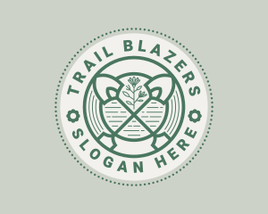 Shovel Garden Landscaping  logo design