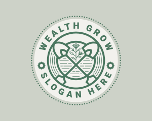 Shovel Garden Landscaping  logo design