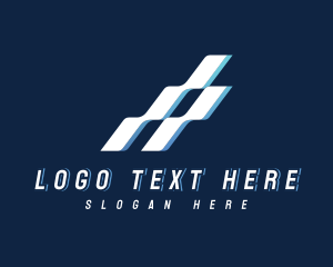 Business - Digital Technology Wave logo design
