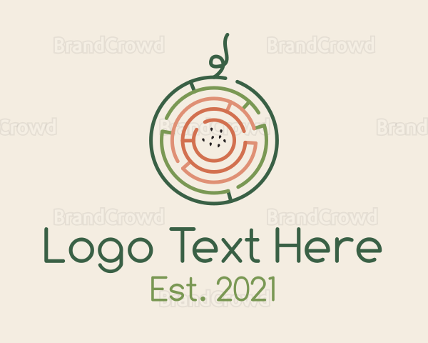 Melon Fruit Labyrinth Logo