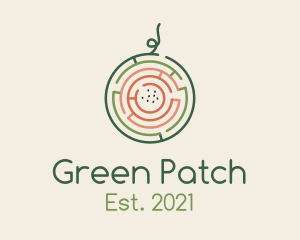 Patch - Melon Fruit Labyrinth logo design