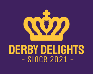 Derby - Golden Horse Crown logo design