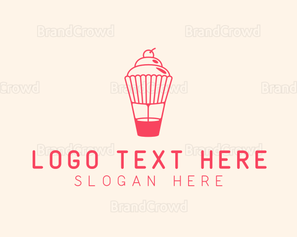 Cupcake Pastry Dessert Logo