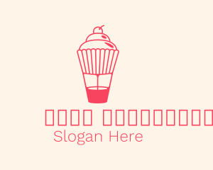 Sweet Cupcake Dessert  Logo