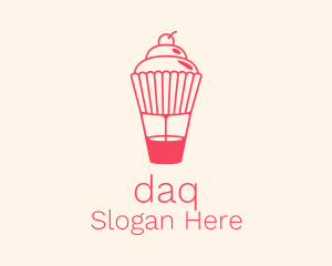 Sweet Cupcake Dessert  Logo