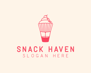 Cupcake Pastry Dessert logo design