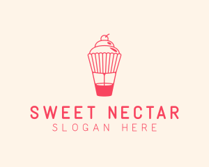 Cupcake Pastry Dessert logo design