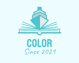 Exploration - Boat Pop Up Book logo design