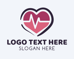 Heart Health - Medical Heart Center logo design